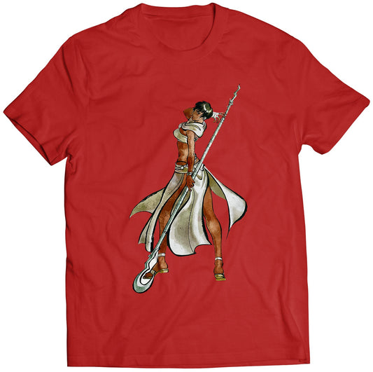 Angelica Samurai Sen Premium Unisex T-shirt (Vectorized Design)