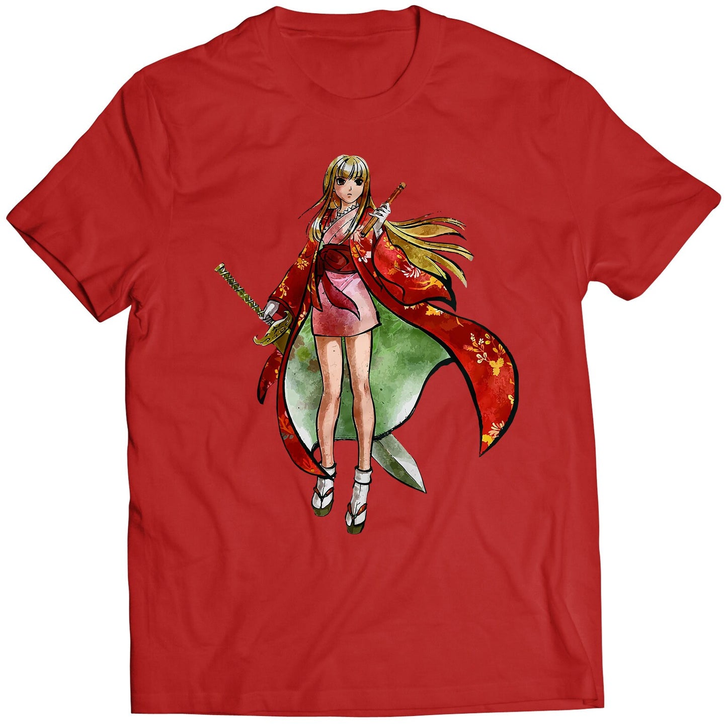 Suzuhime Samurai Sen Premium Unisex T-shirt (Vectorized Design)