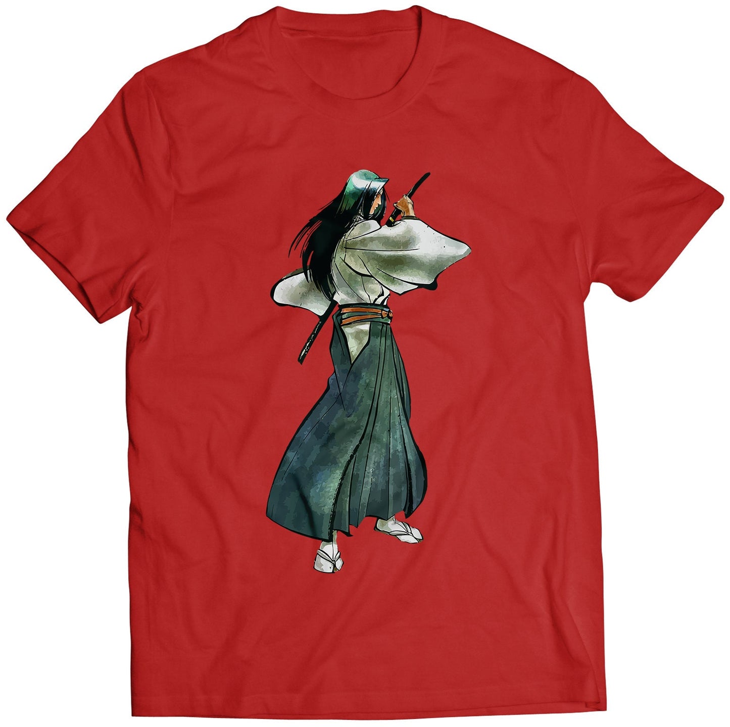 Ukyo Samurai Sen Premium Unisex T-shirt (Vectorized Design)