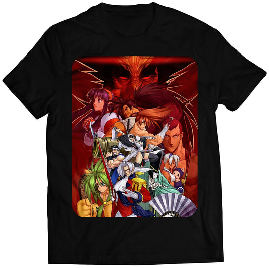 Samurai Ninjas VI Cover V1 Premium Unisex T-shirt (Vectorized Design)