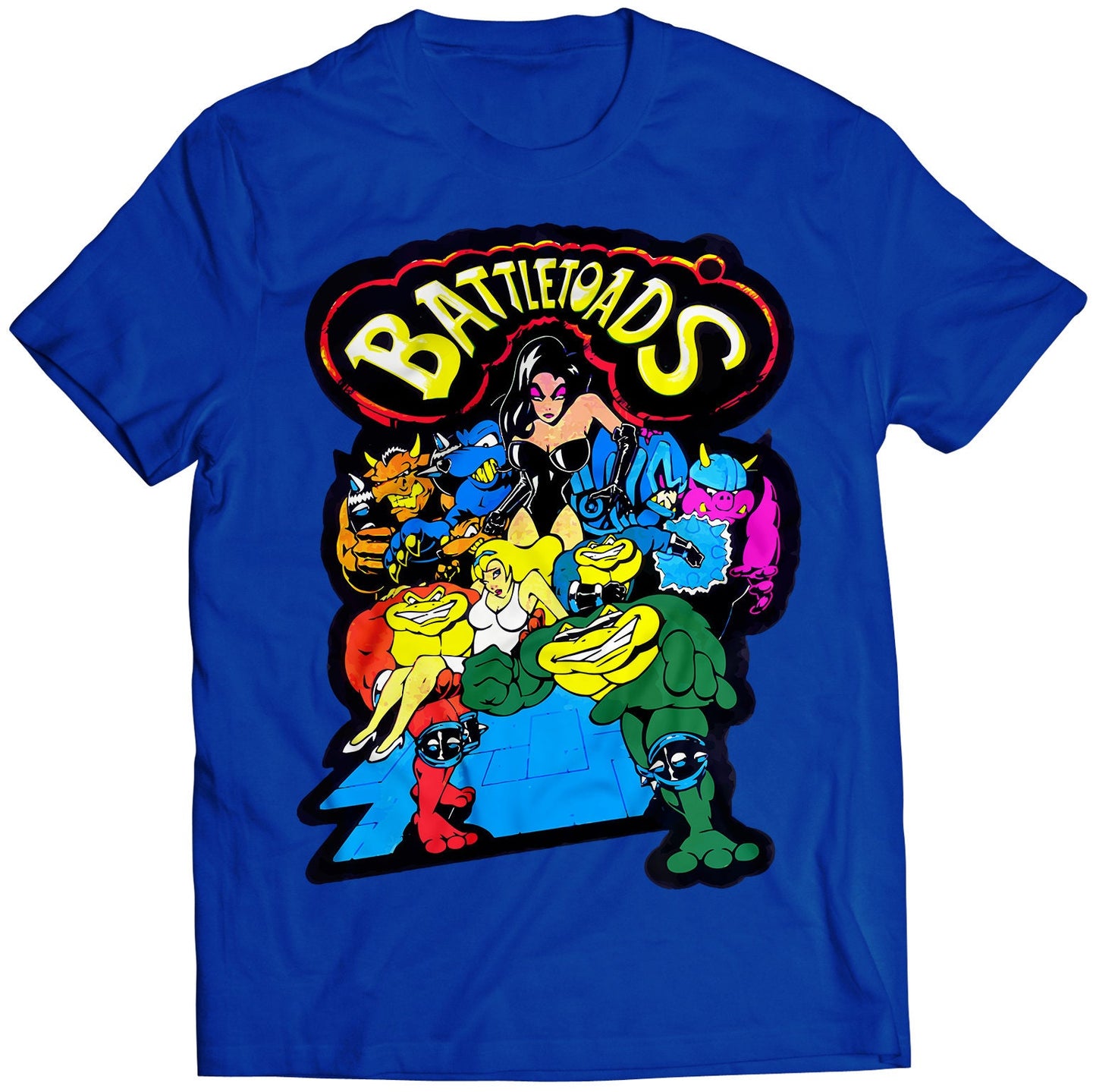 Baddletoads Arcade Cover Premium Unisex T-shirt (Vectorized Design)