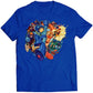 Mega Boy Rockman Collage Premium Unisex T-shirt (Vectorized Design)