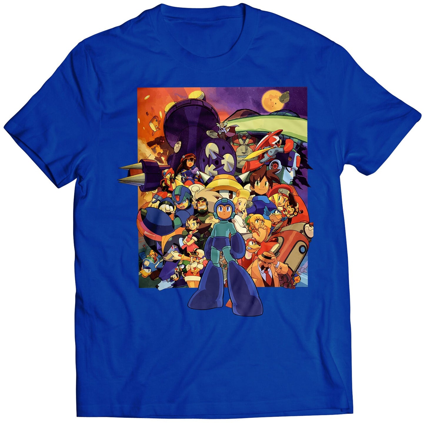 Mega Boy Rockman Robotmaster Cover Premium Unisex T-shirt (Vectorized Design)