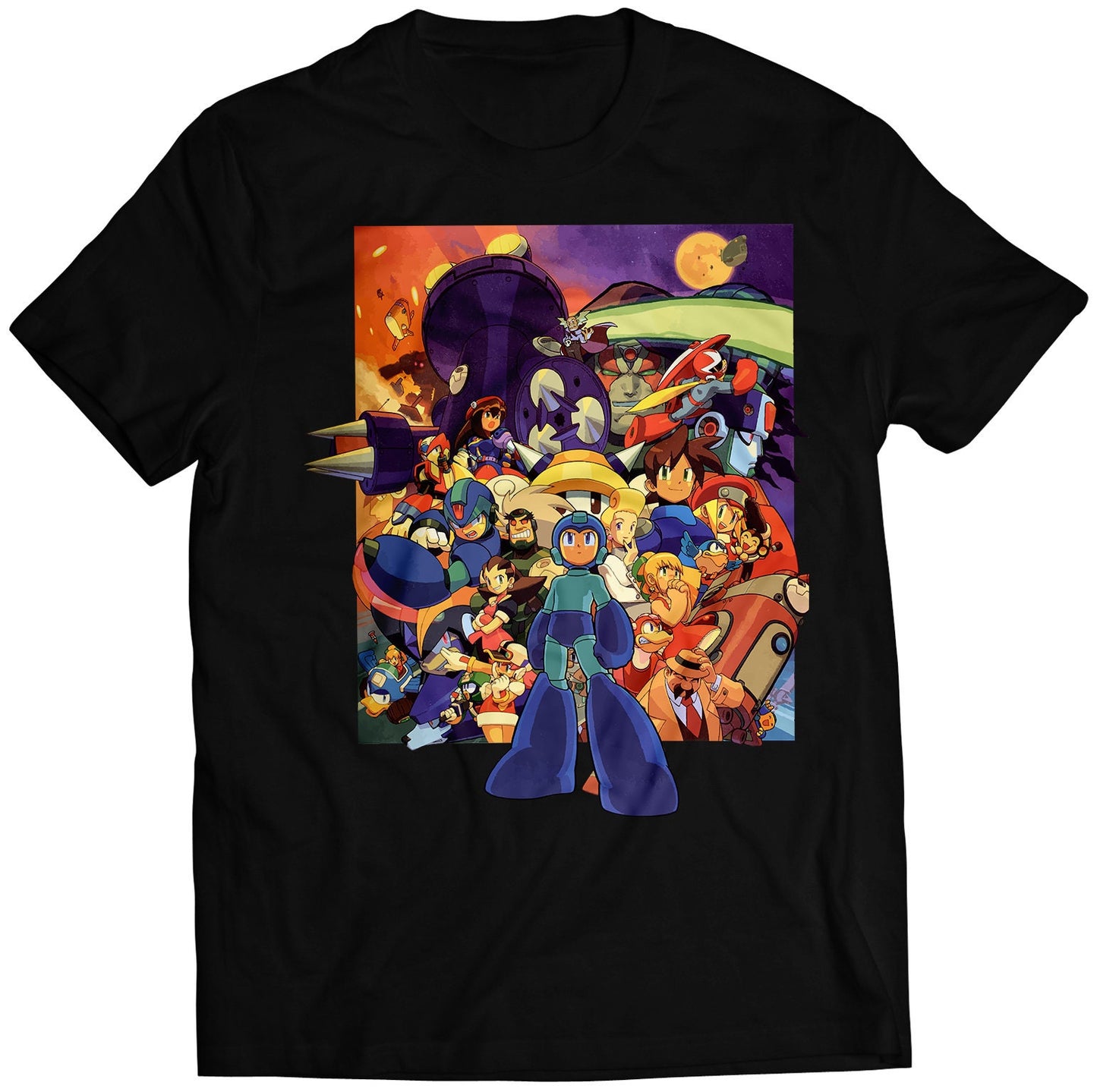 Mega Boy Rockman Robotmaster Cover Premium Unisex T-shirt (Vectorized Design)