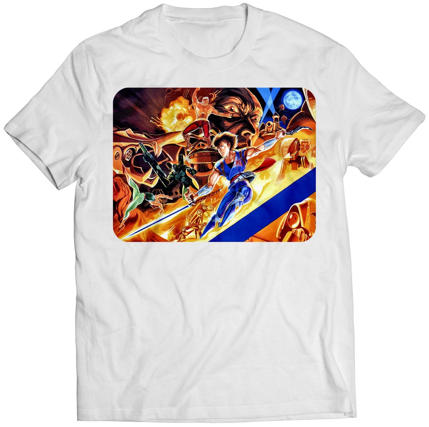 Str!der Arcade Cover V1 Premium Unisex T-shirt (Vectorized Design)