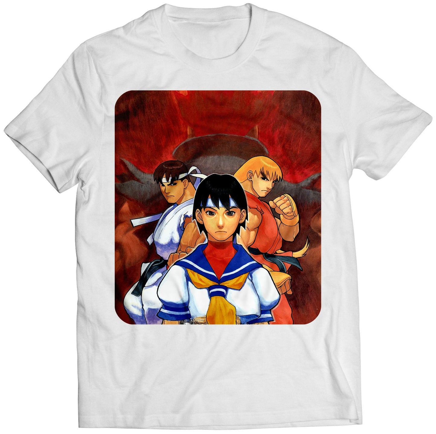 Ryu Ken Sakura Alpha 2 Premium Unisex T-shirt (Vectorized Design)