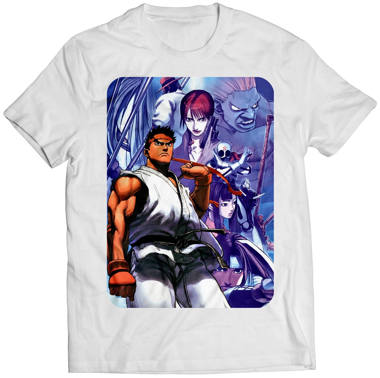 Street Fighter EX2 Cover Premium Unisex T-shirt (Vectorized Design)