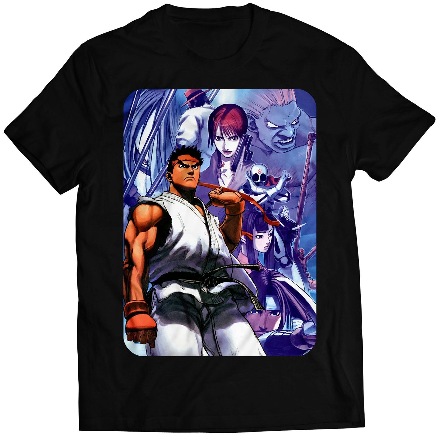 Street Fighter EX2 Cover Premium Unisex T-shirt (Vectorized Design)