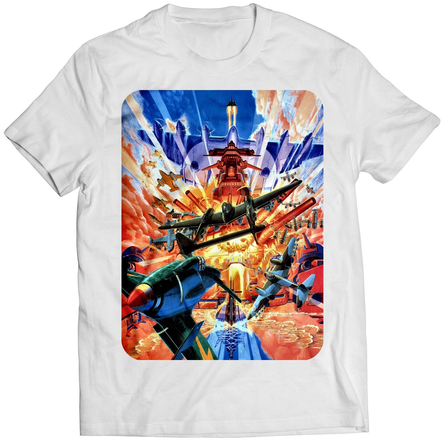 19XX Shmup Cover Premium Unisex T-shirt (Vectorized Design)