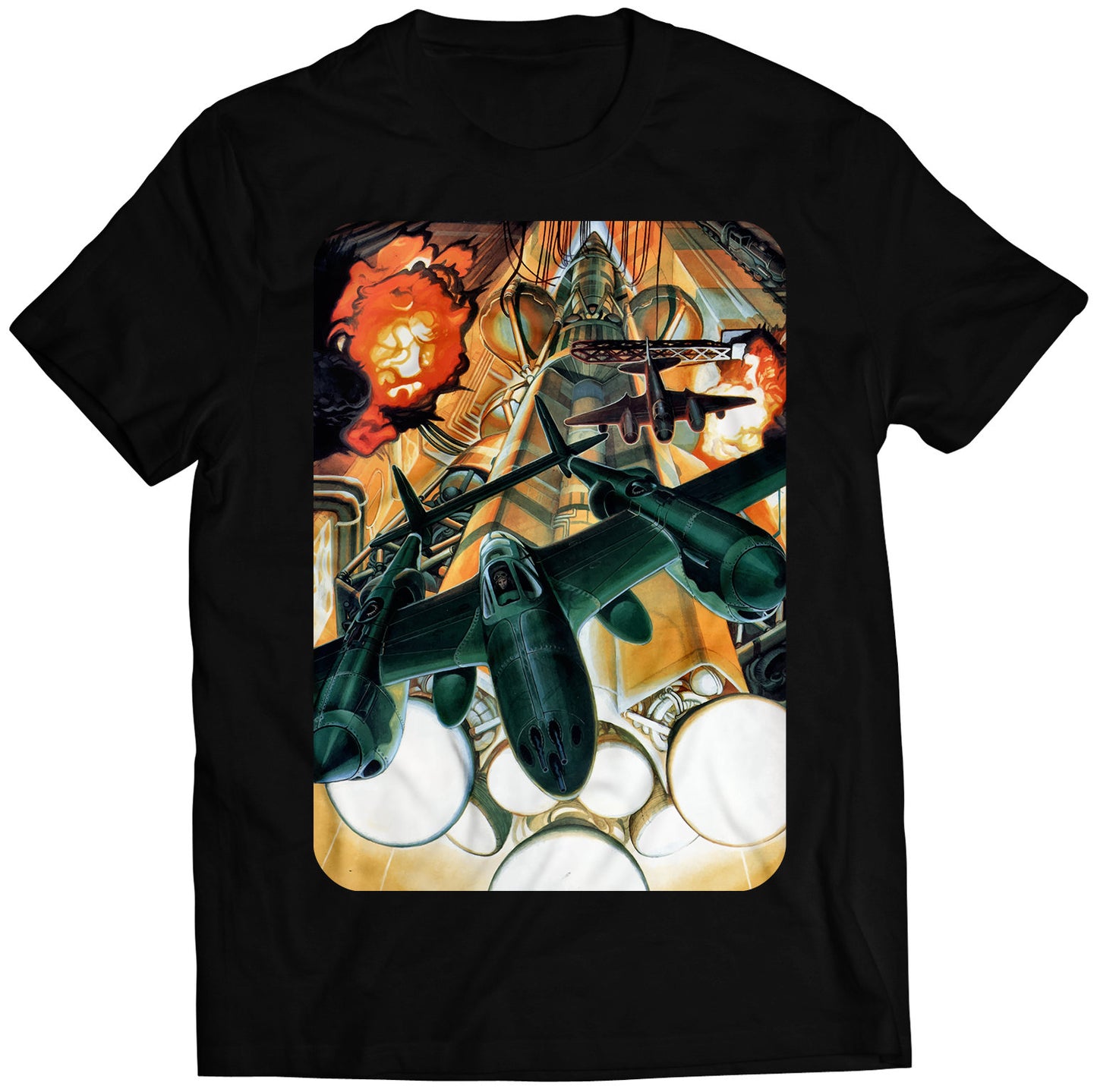 1944 Shmup Cover Premium Unisex T-shirt (Vectorized Design)