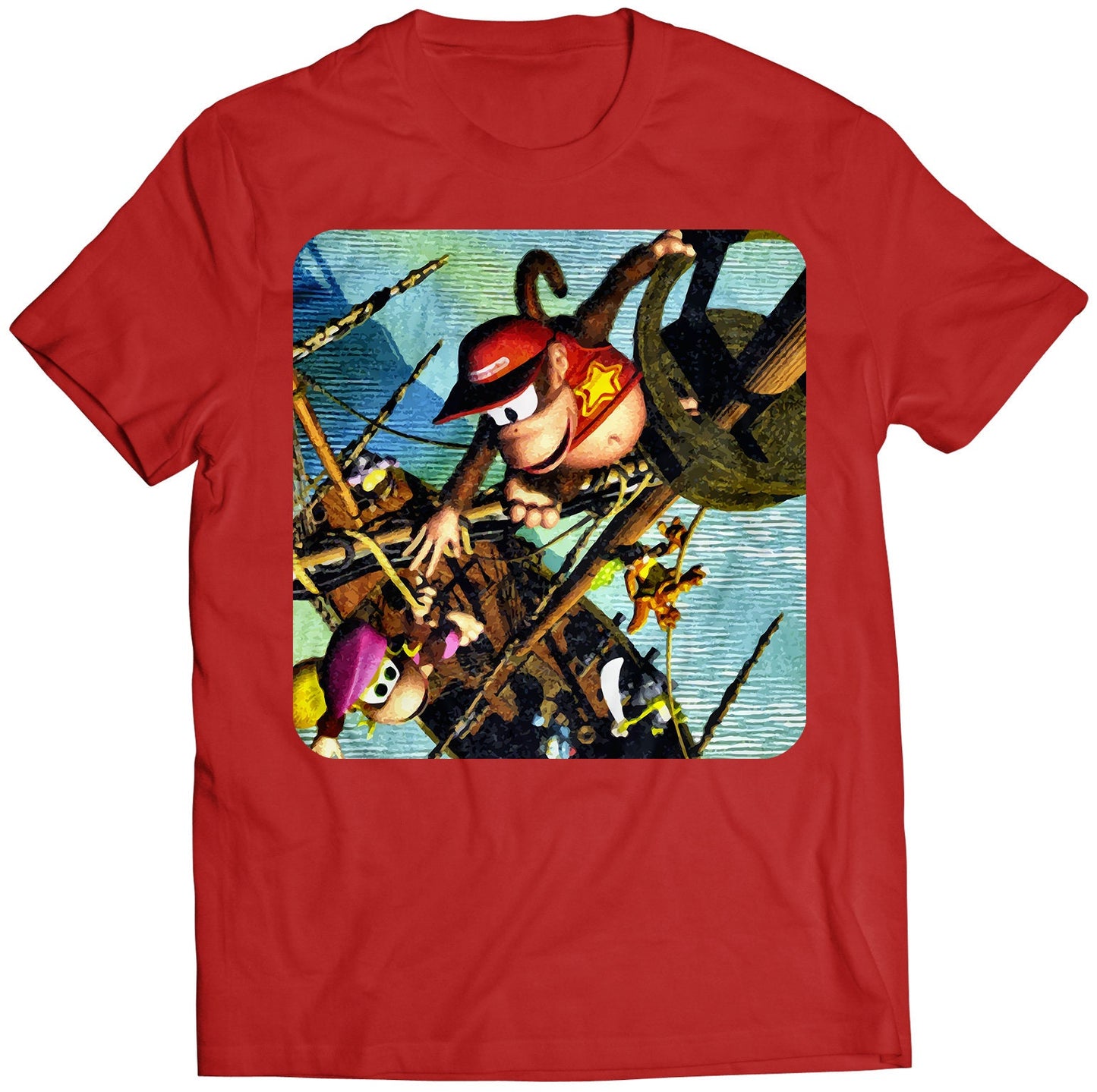 DKC2 Promo Cover V9 Premium Unisex T-shirt (Vectorized Design)