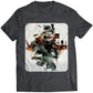 Big Boss With Gun MGS V Premium Unisex T-shirt (Vectorized Design)