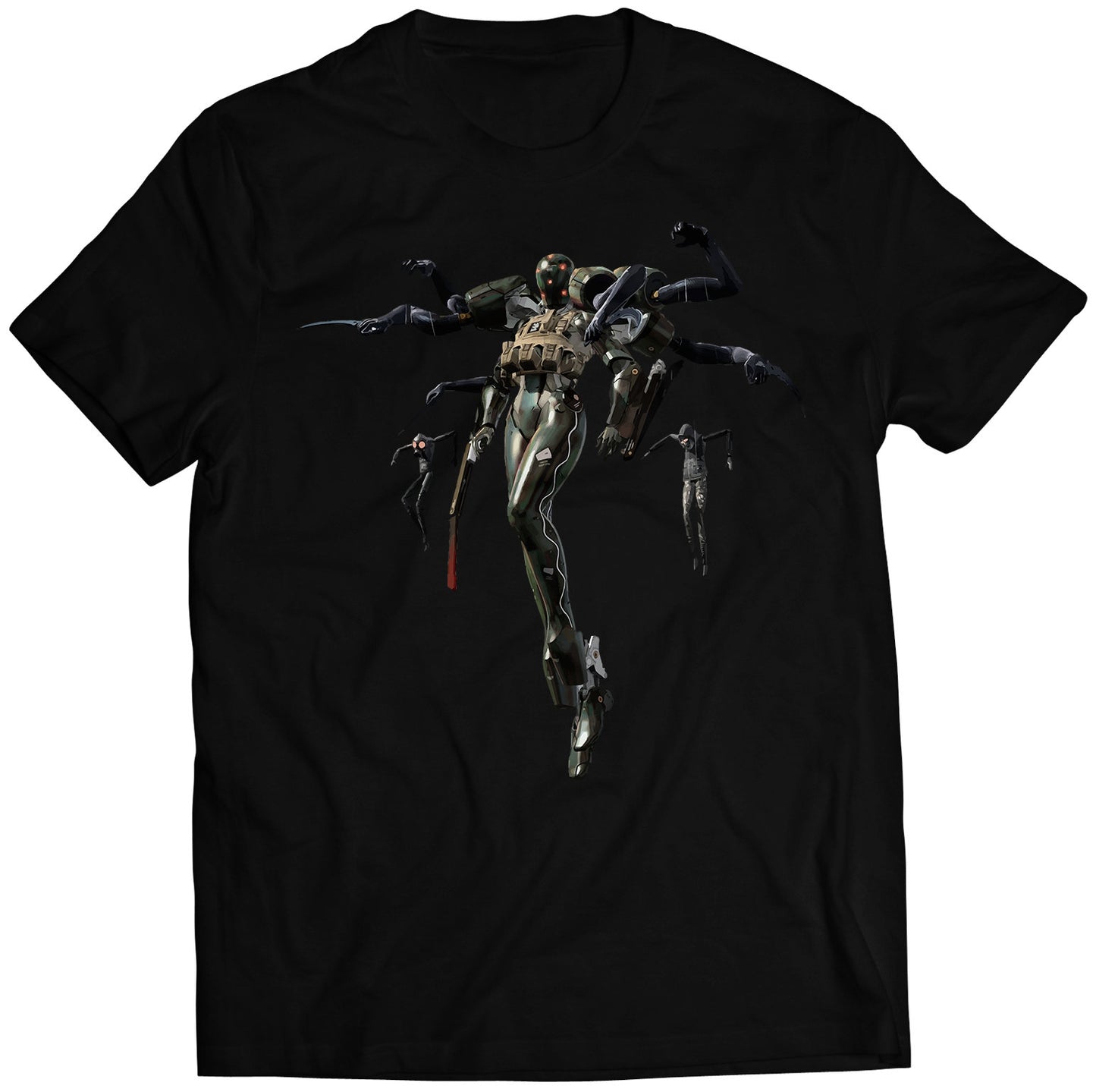 Screaming Mantis MGS 4 Premium Unisex T-shirt (Vectorized Design)