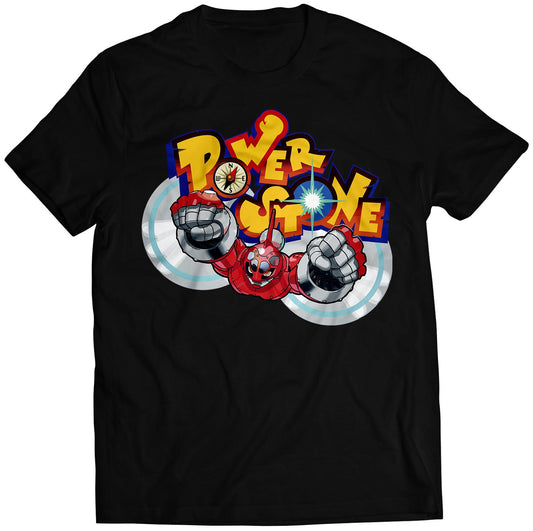 Powerful Stone Title Logo Premium Unisex T-shirt (Vectorized Design)