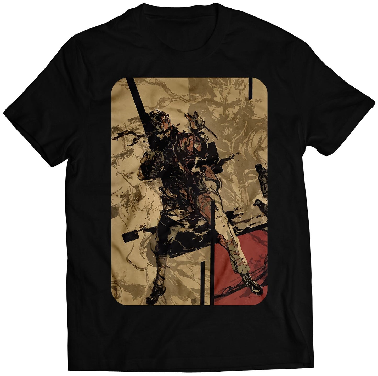 MGS Big Boss Rare Cover Premium Unisex T-shirt (Vectorized Design)
