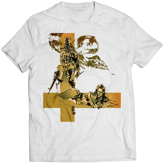 Big Boss & Eva MGS III Snake Eater Premium Unisex T-shirt (Vectorized Design)