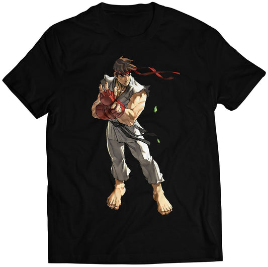 Ryu Street Fighting Comic Premium Unisex T-shirt (Vectorized Design)