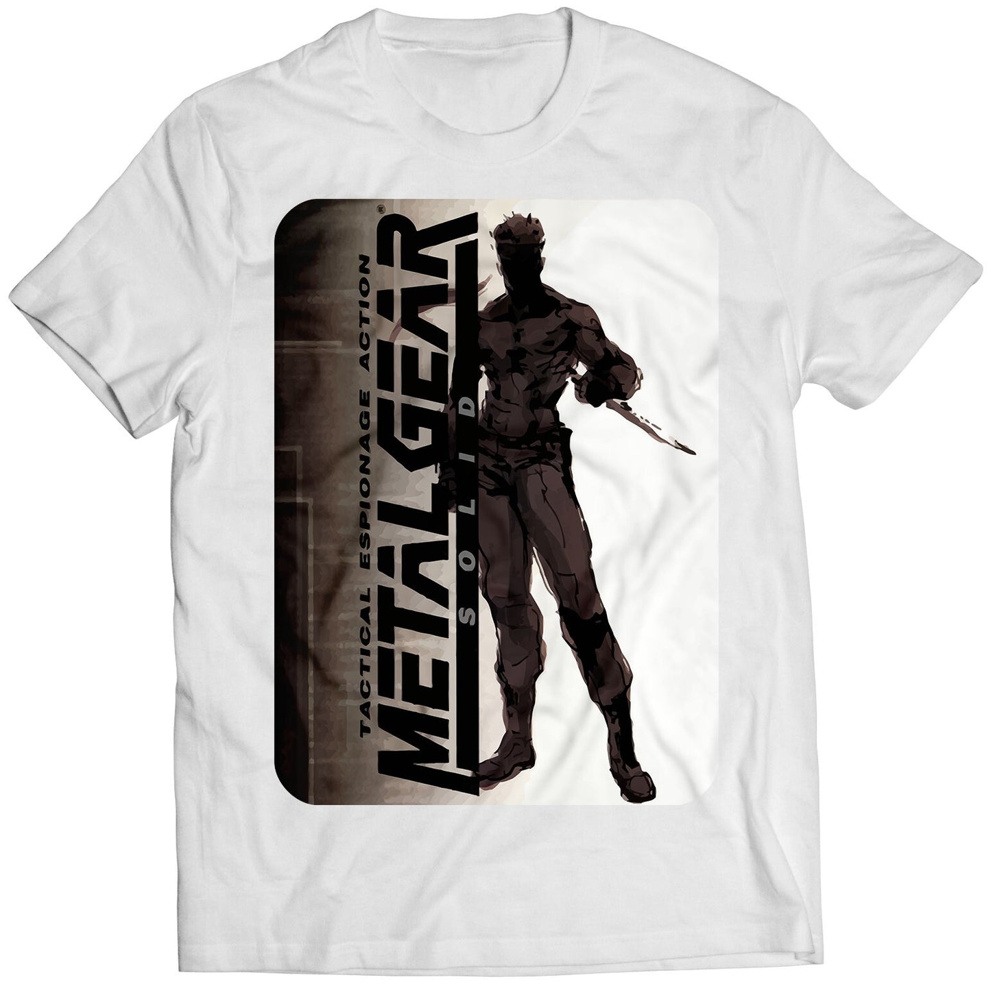 MGS Snake European Cover Premium Unisex T-shirt (Vectorized Design)