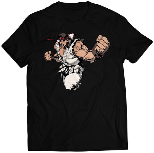 Ryu SF2 Revival Premium Unisex T-shirt (Vectorized Design)