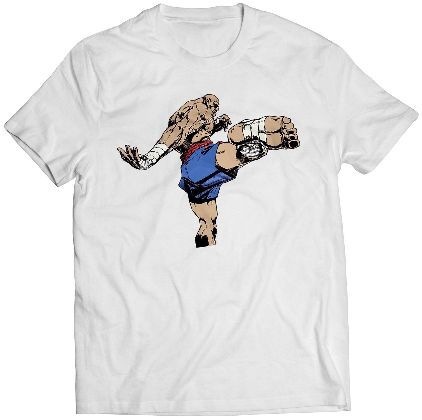 Sagat SF2 Revival Premium Unisex T-shirt (Vectorized Design)