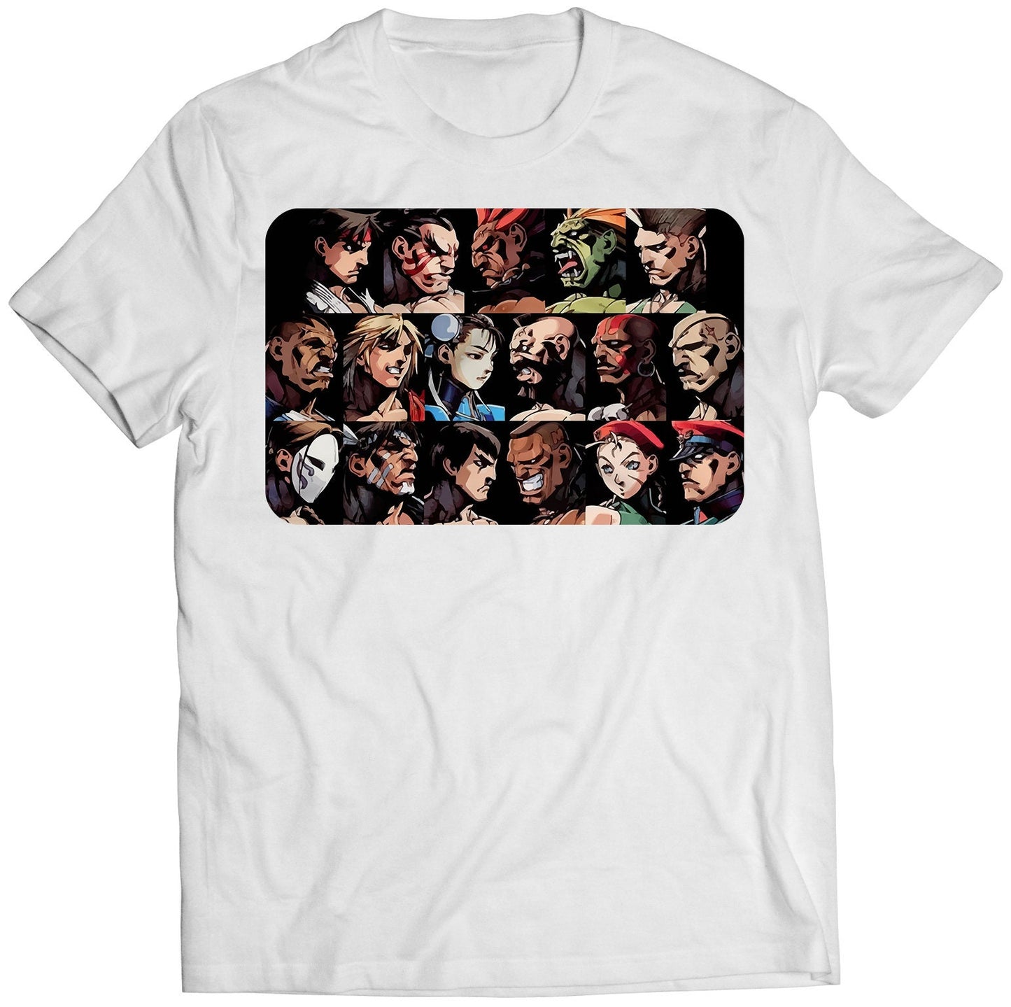 SF2 Revival Portraits Premium Unisex T-shirt (Vectorized Design)