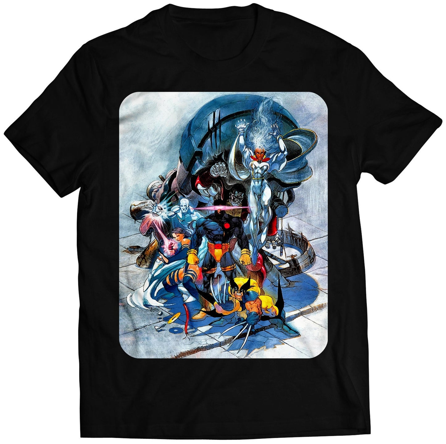 Mutants COTA Children Of The Atom Arcade Cover Premium Unisex T-shirt (Vectorized Design)