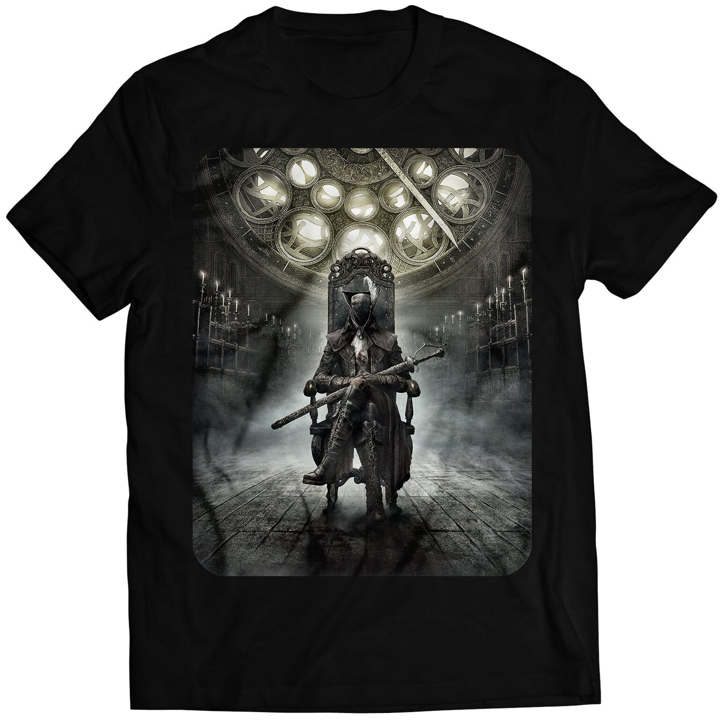 Old Hunter Cover Bloodyborne Premium Unisex T-shirt.