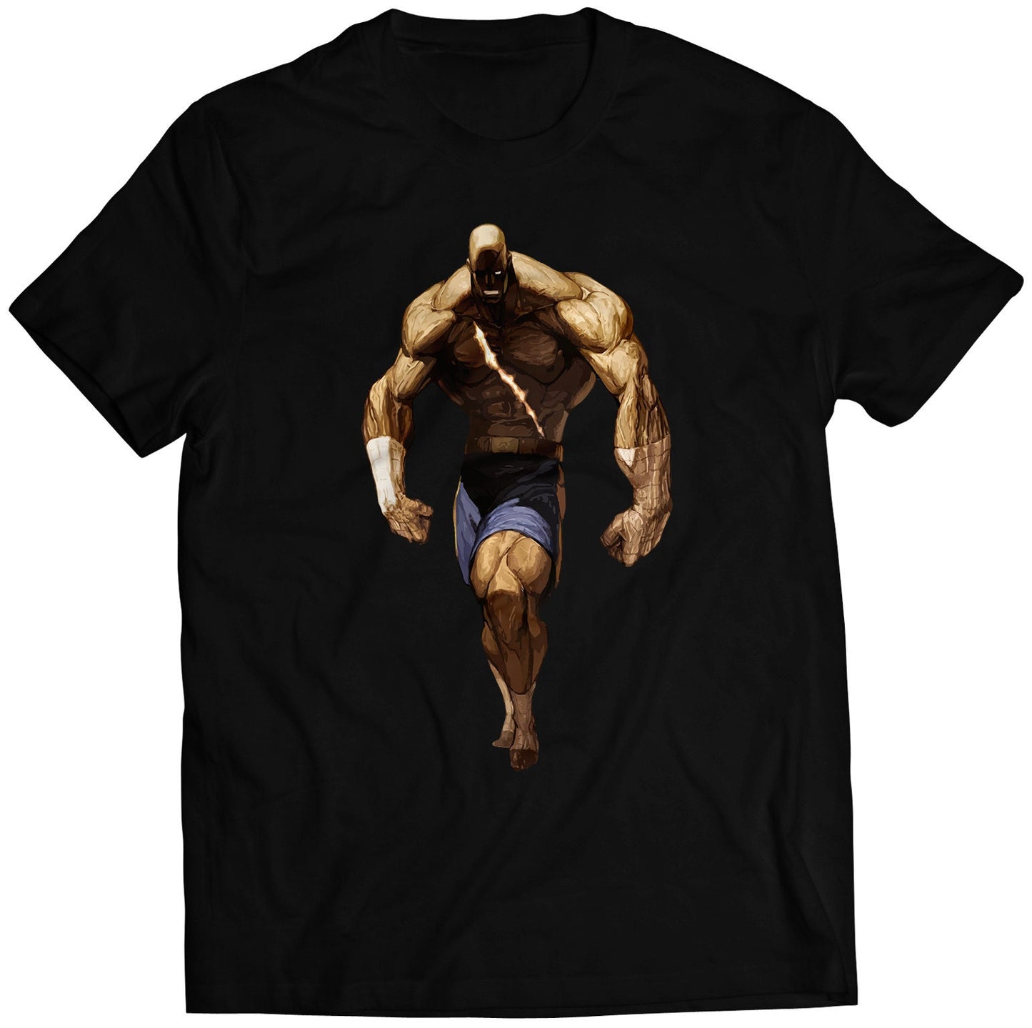 Sagat SVC Chaos Premium Unisex T-shirt (Vectorized Design)