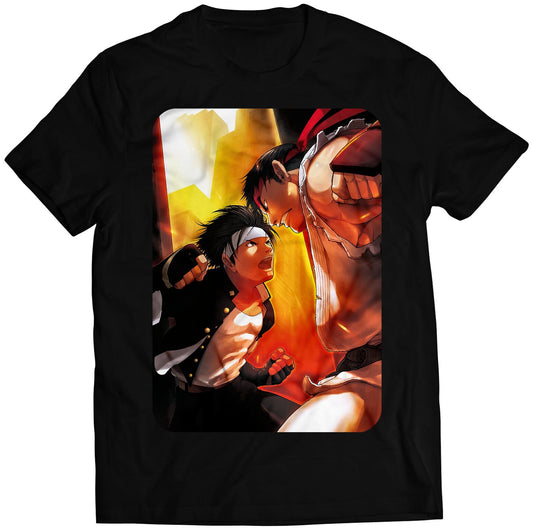 Kyo VS Ryu SVC Chaos Premium Unisex T-shirt (Vectorized Design)