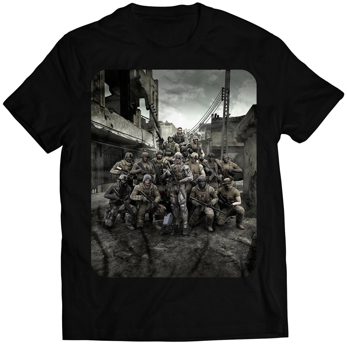 Metal Gear Online MGO Cover Premium Unisex T-shirt.