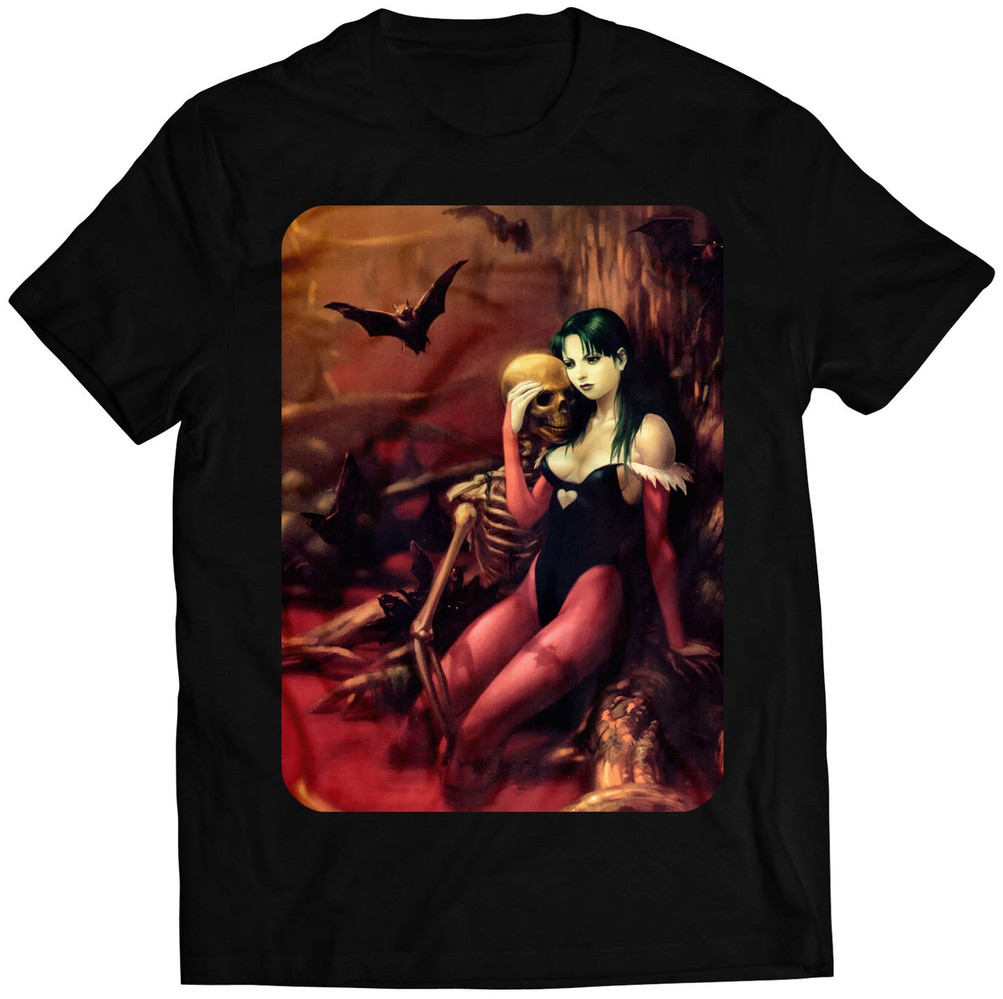 Morrigan Aensland Succubus Cover Premium Unisex T-shirt (Vectorized Design)