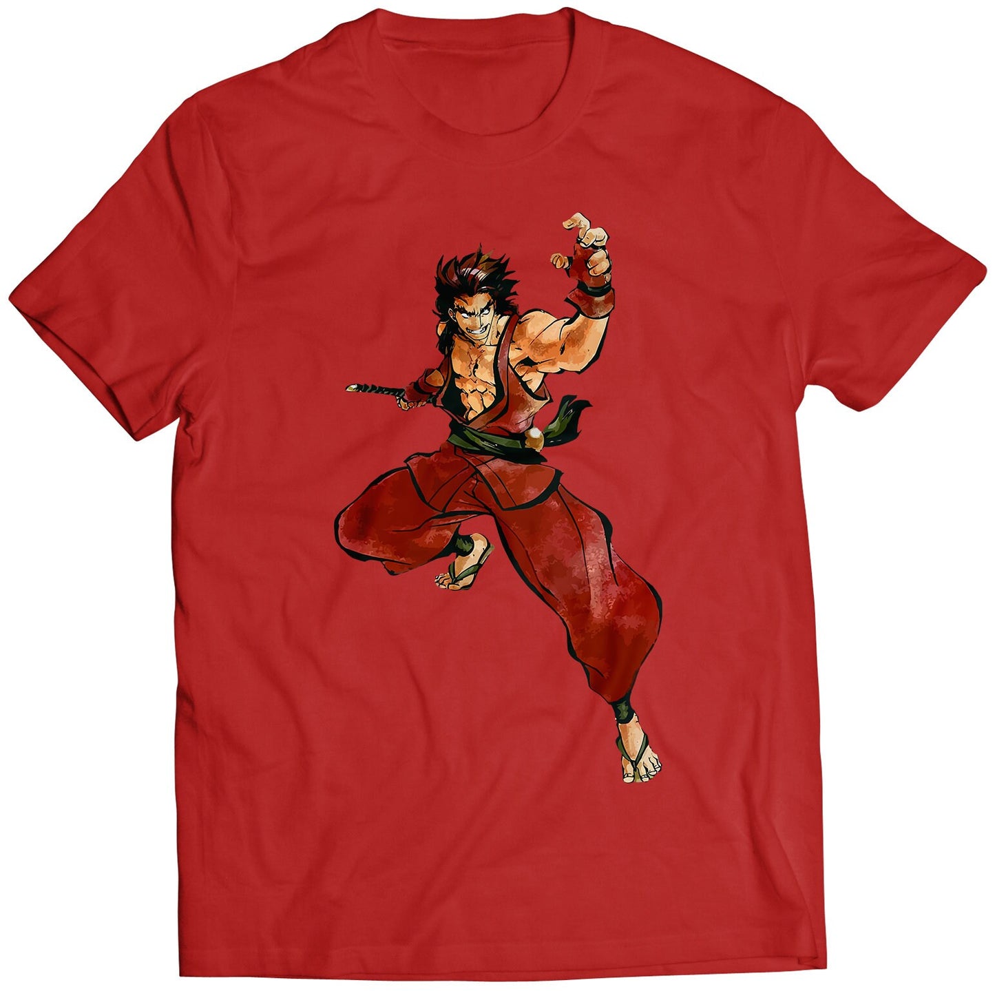 Kazuki Samurai Sen Premium Unisex T-shirt (Vectorized Design)