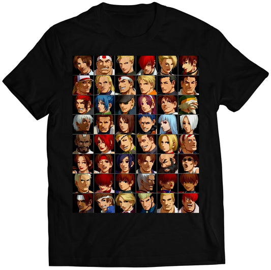 The KOF2002 Kof 2k2 Character Select Premium Unisex T-shirt.