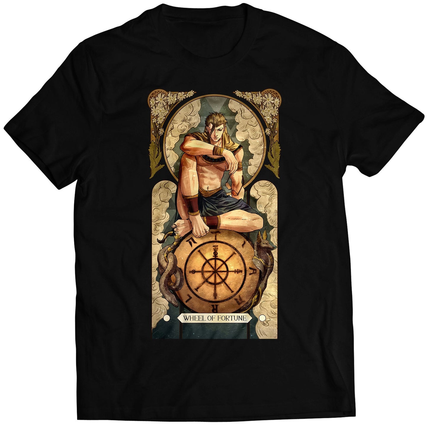 Charlie Nash Street Fighting Tarot Card Premium Unisex T-shirt (Vectorized Design)