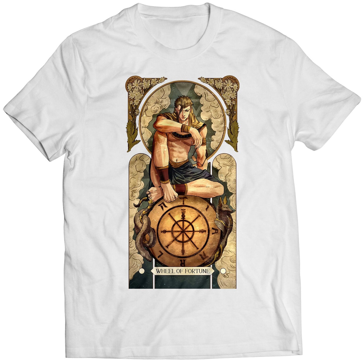 Charlie Nash Street Fighting Tarot Card Premium Unisex T-shirt (Vectorized Design)