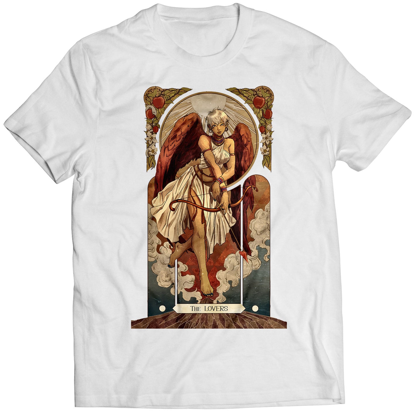 Elena Street Fighting Tarot Card Premium Unisex T-shirt (Vectorized Design)