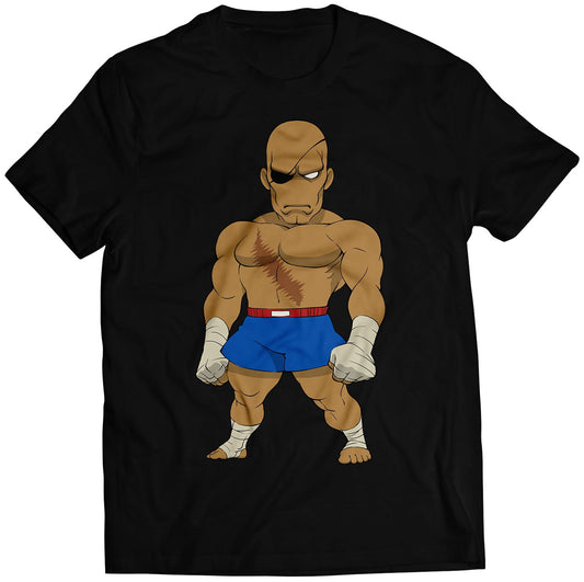 Chibi Sagat Ultra SF4 Premium Unisex T-shirt (Vectorized Design)