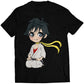 Chibi Makoto Ultra SF4 Premium Unisex T-shirt (Vectorized Design)