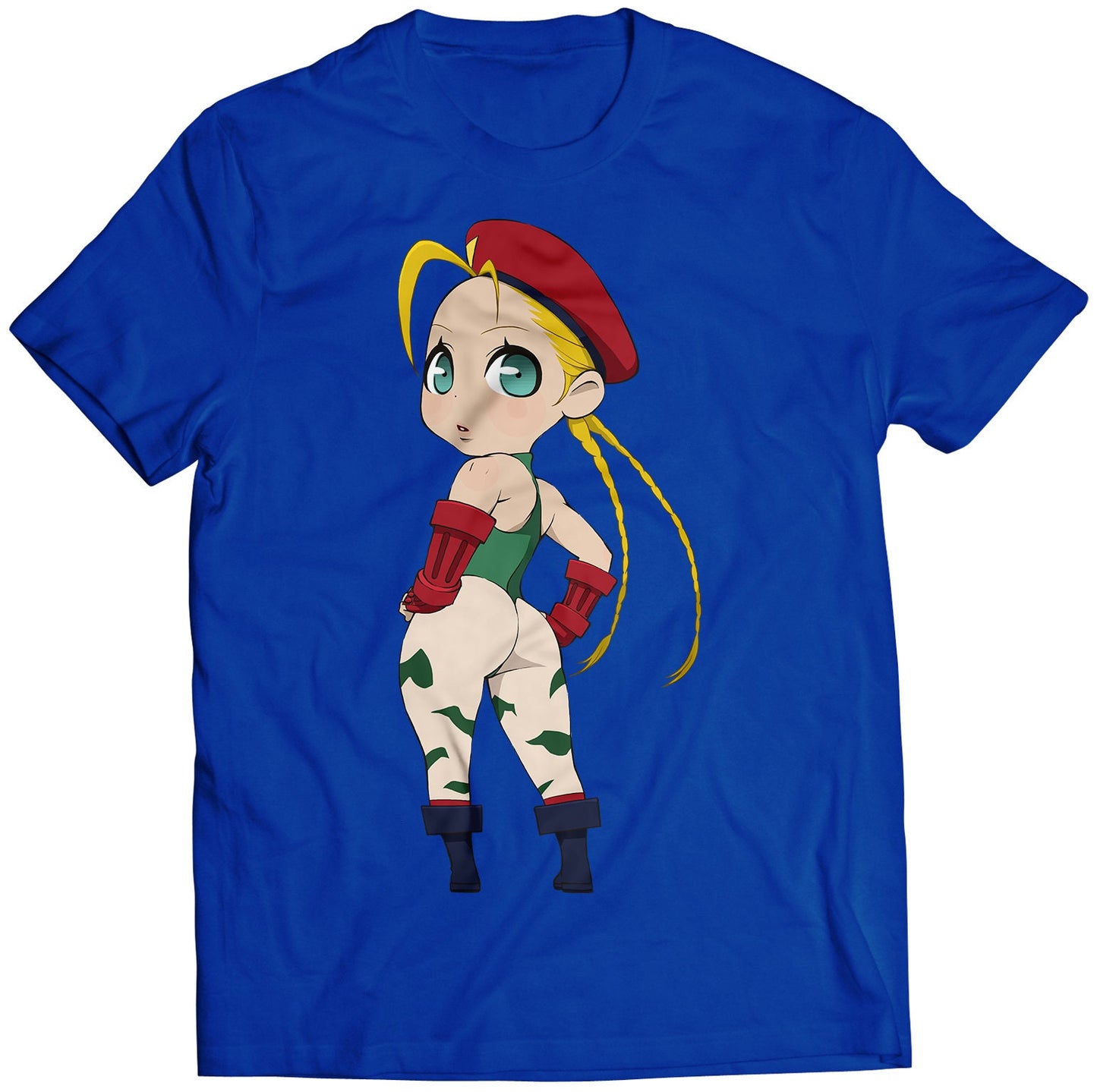 Chibi Cammy Ultra SF4 Premium Unisex T-shirt (Vectorized Design)