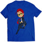 Chibi Crimson Viper Ultra SF4 Premium Unisex T-shirt (Vectorized Design)