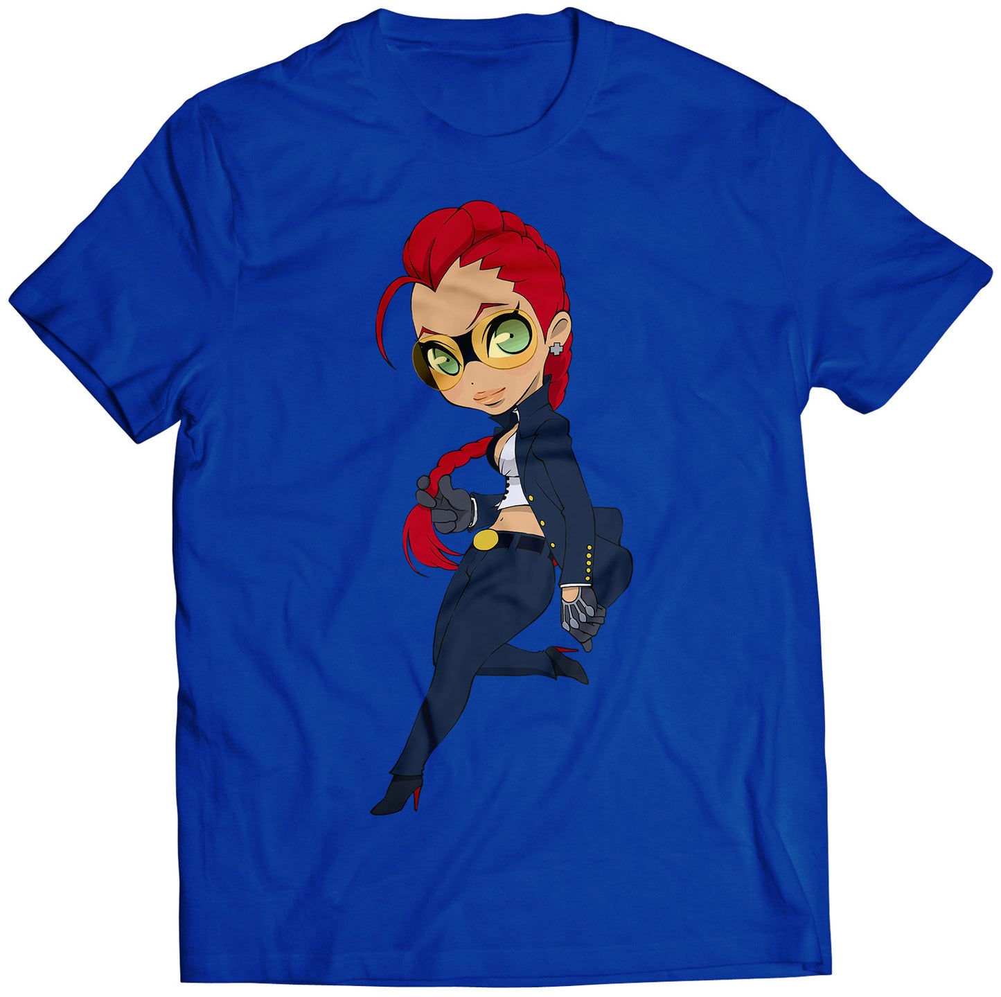 Chibi Crimson Viper Ultra SF4 Premium Unisex T-shirt (Vectorized Design)