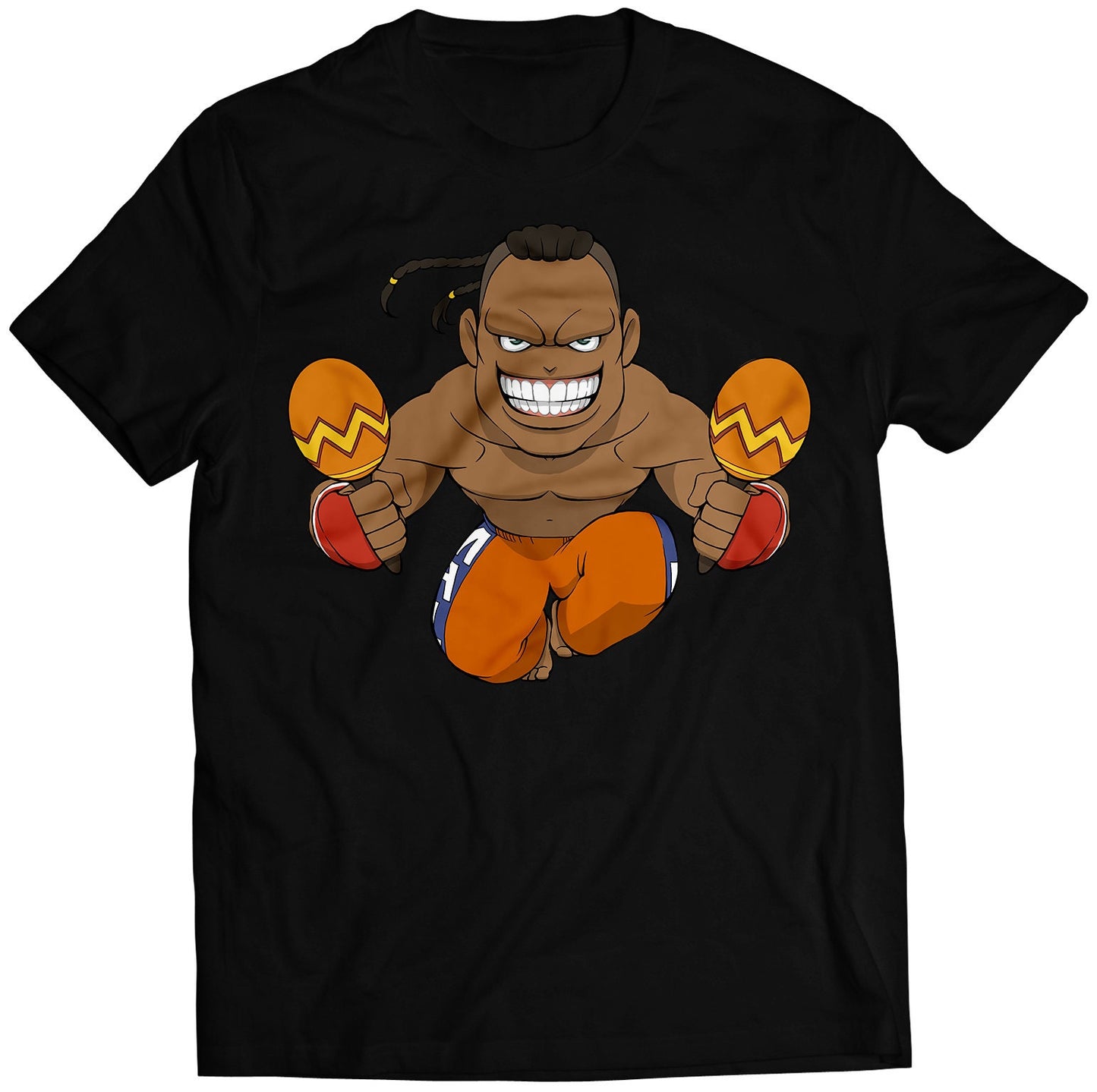 Chibi Dee Jay Ultra SF4 Premium Unisex T-shirt (Vectorized Design)