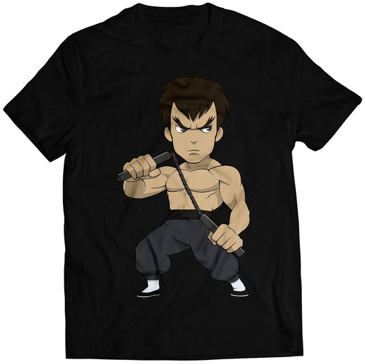 Chibi Fei Long Ultra SF4 Premium Unisex T-shirt (Vectorized Design)