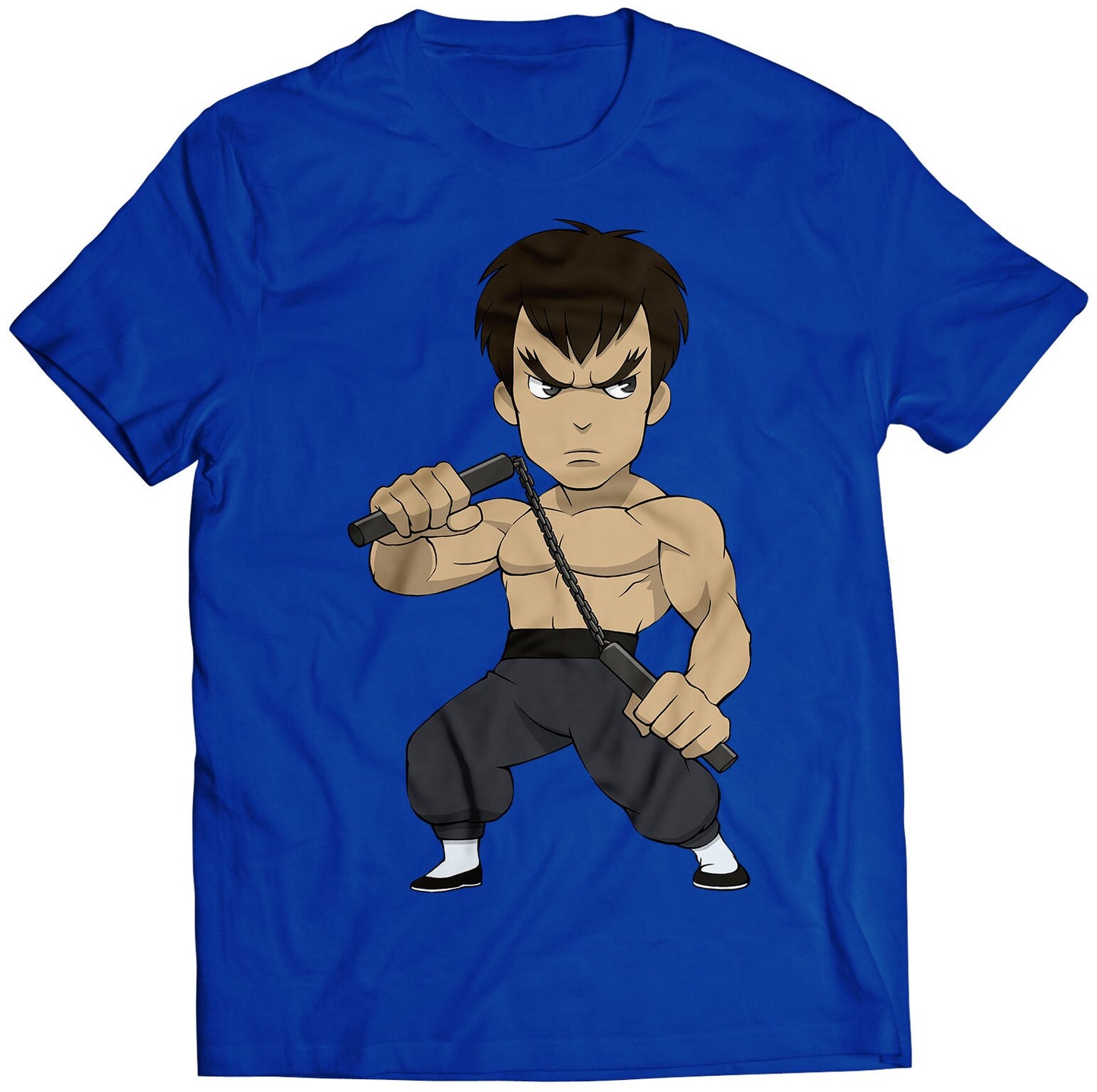 Chibi Fei Long Ultra SF4 Premium Unisex T-shirt (Vectorized Design)