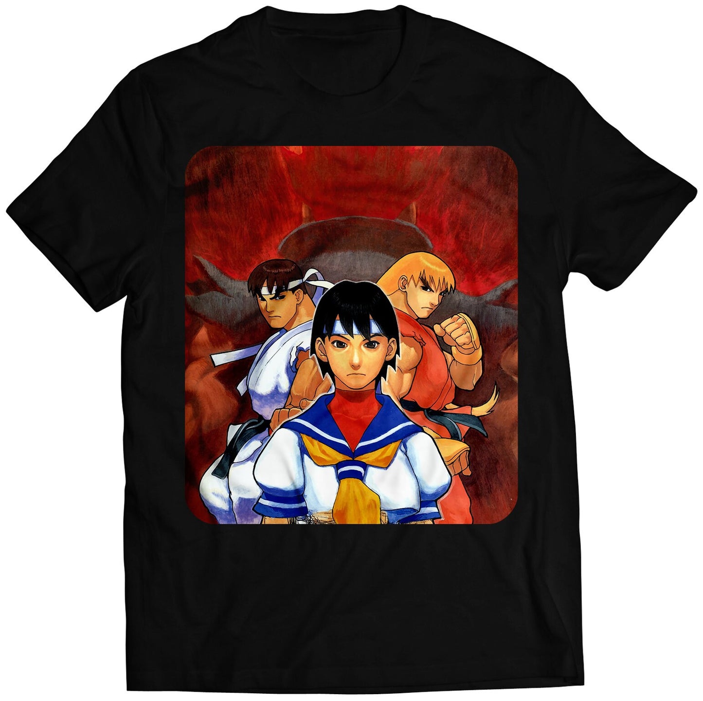 Ryu Ken Sakura Alpha 2 Premium Unisex T-shirt (Vectorized Design)