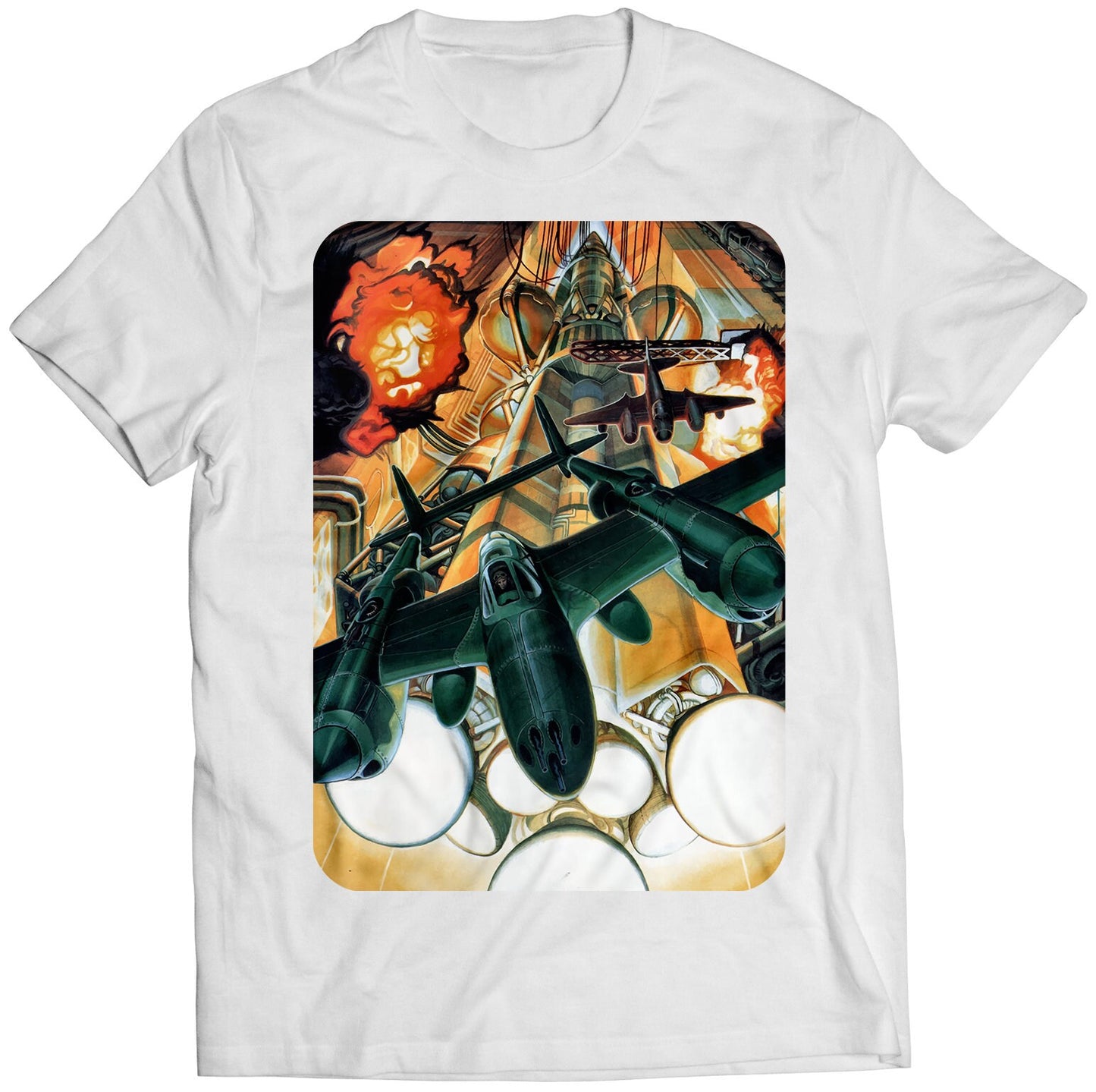 1944 Shmup Cover Premium Unisex T-shirt (Vectorized Design)