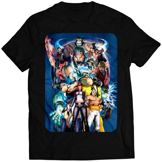 Street Fighter IV Cover V2 Premium Unisex T-shirt (Vectorized Design)