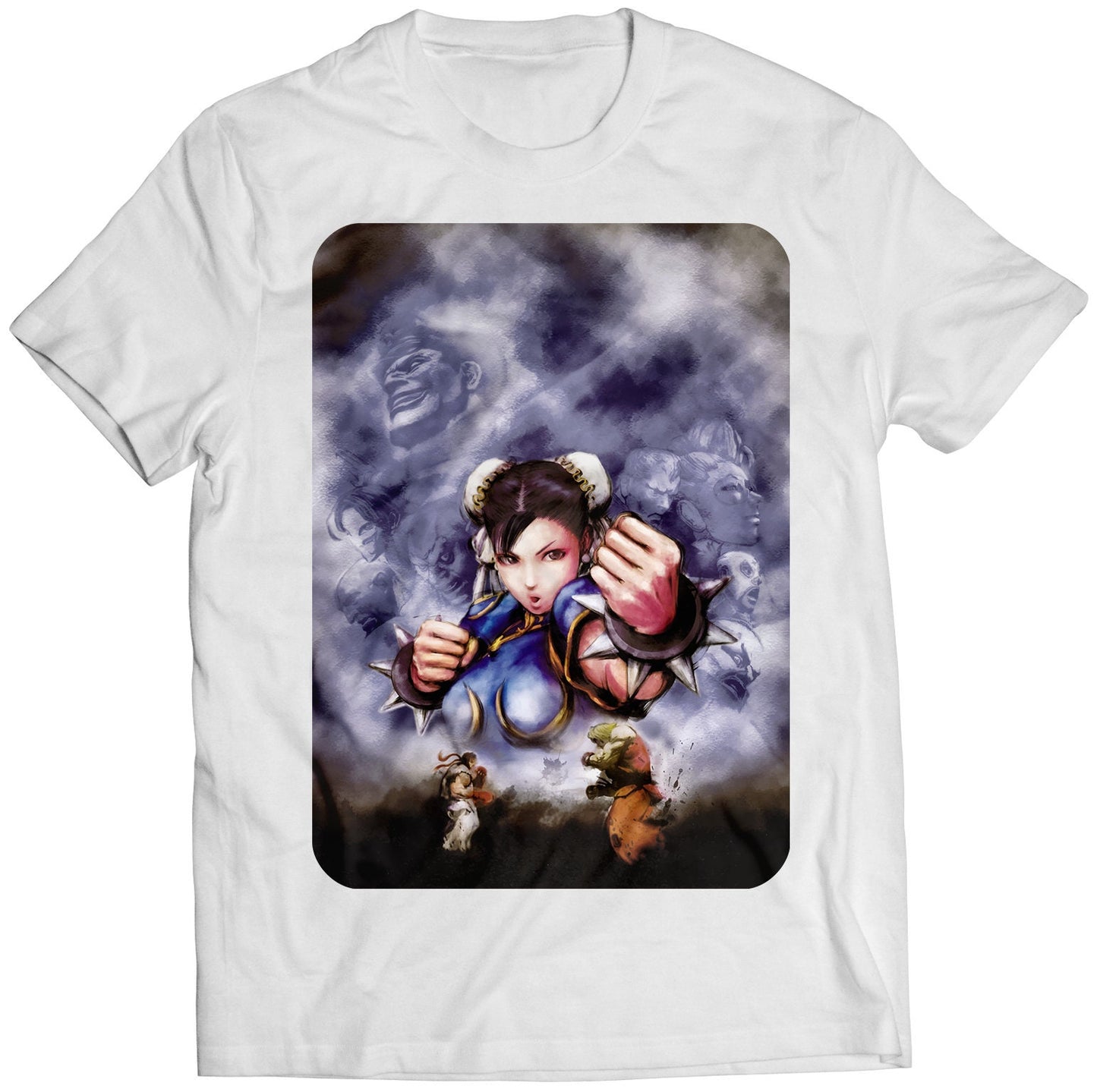 Street Fighter IV Cover V3 Premium Unisex T-shirt (Vectorized Design)