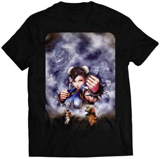 Street Fighter IV Cover V3 Premium Unisex T-shirt (Vectorized Design)