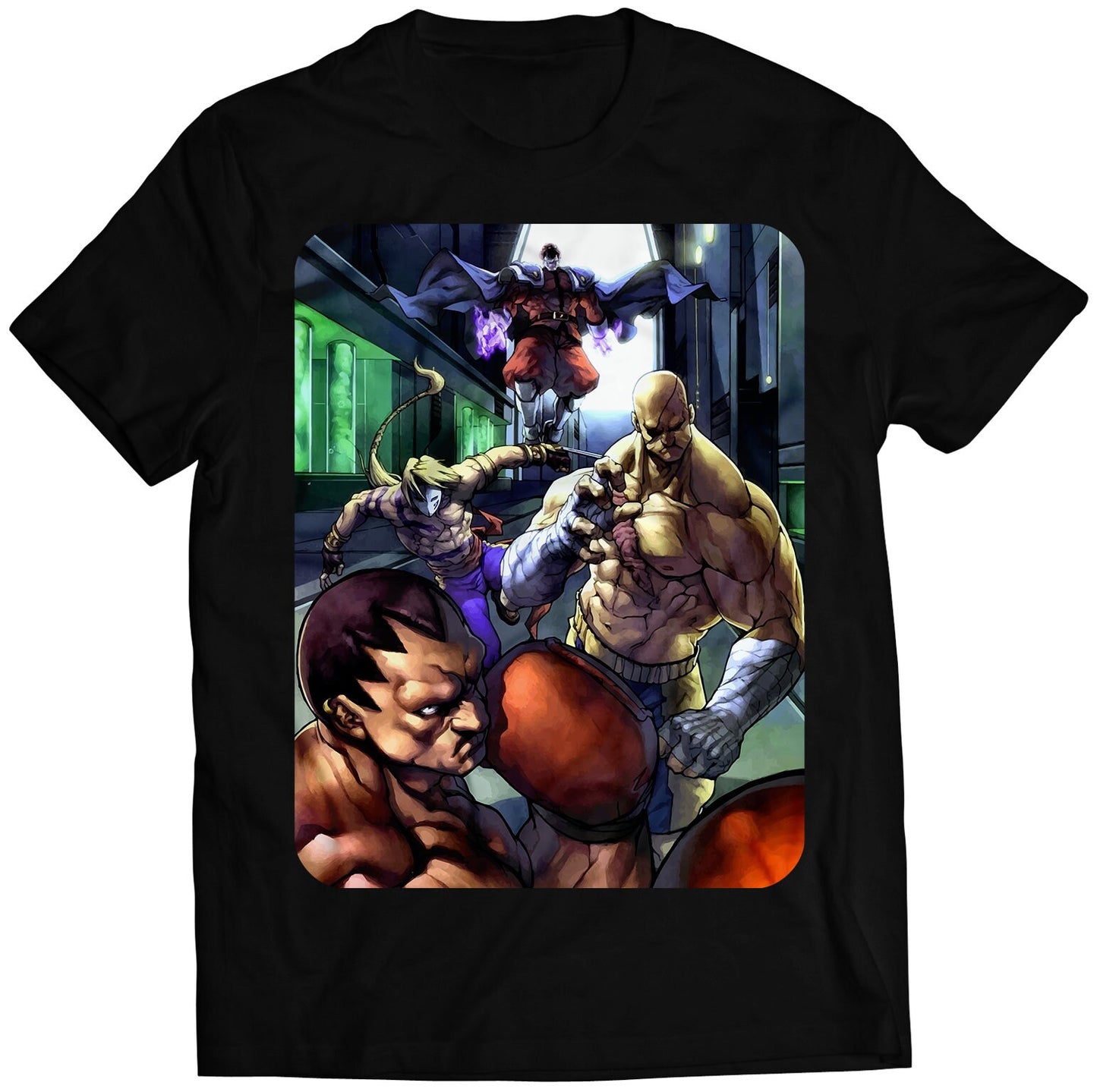 Shadaloo Goons Street Fighter Premium Unisex T-shirt (Vectorized Design)